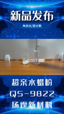 Cera hidrofílica em micropó, usada em tintas à base de água